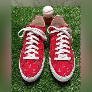 Row One MLB Los Angeles Angels Low Top Sneakers